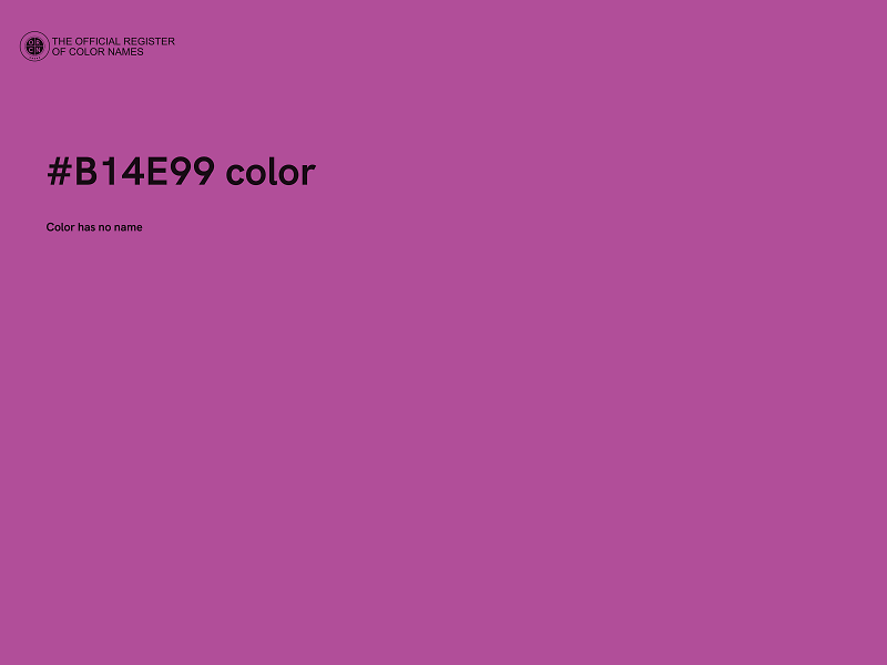#B14E99 color image