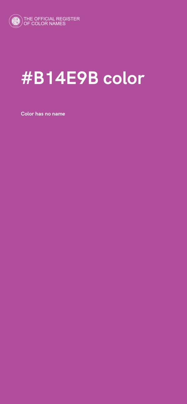 #B14E9B color image