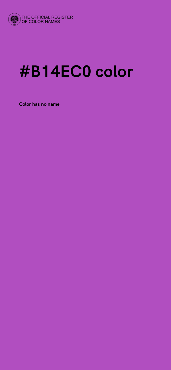 #B14EC0 color image