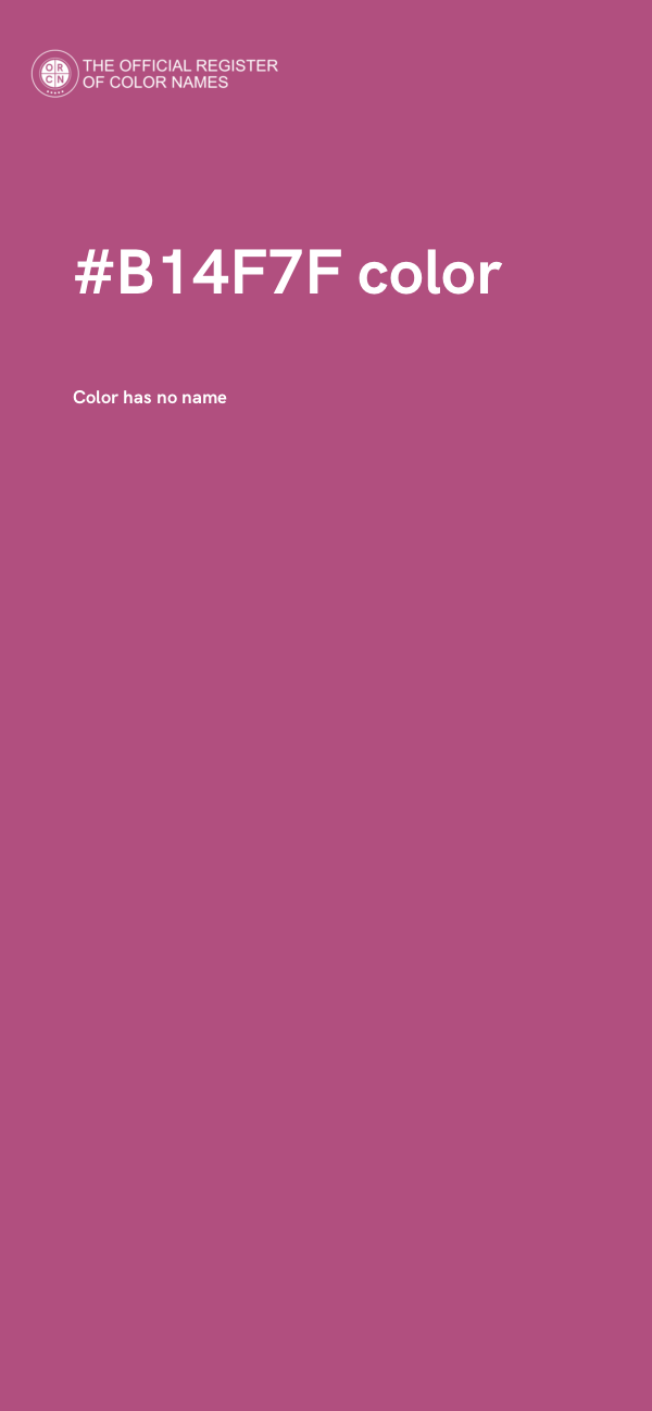 #B14F7F color image