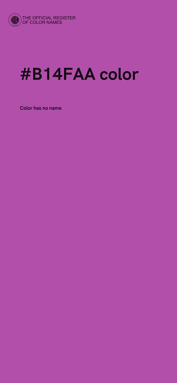#B14FAA color image