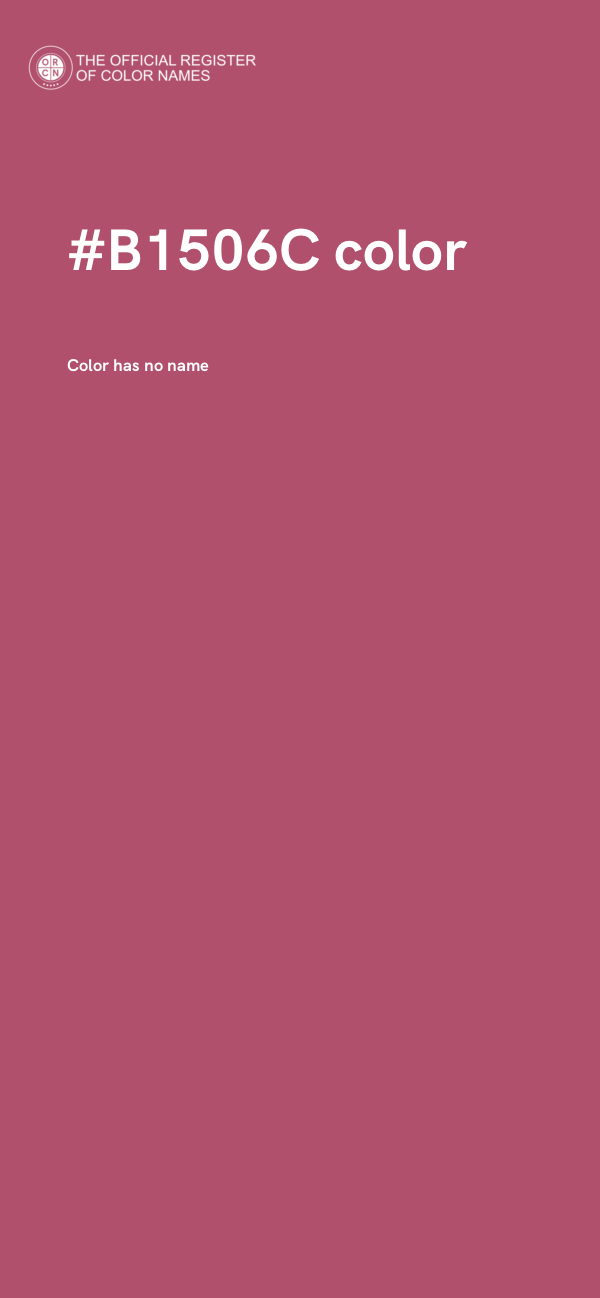 #B1506C color image