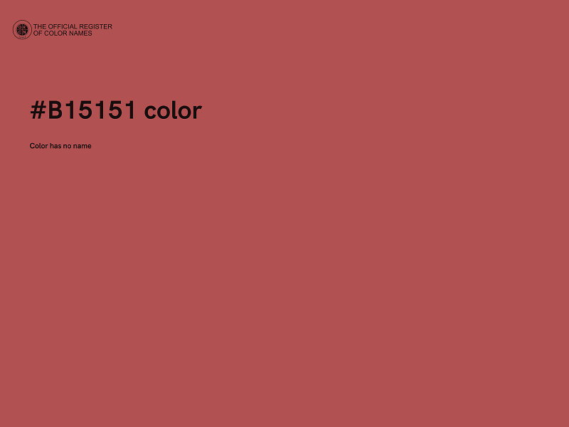 #B15151 color image