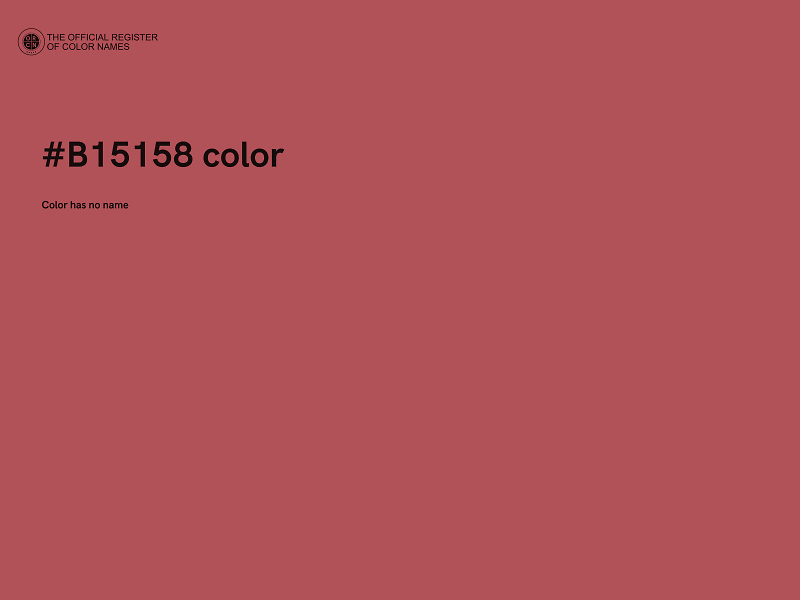 #B15158 color image