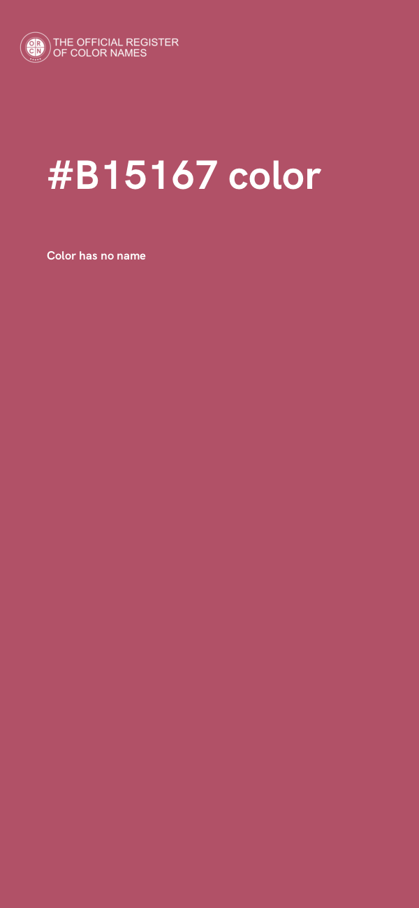 #B15167 color image