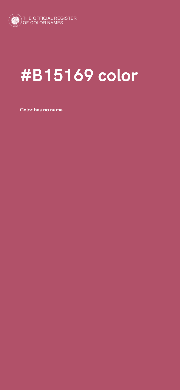 #B15169 color image