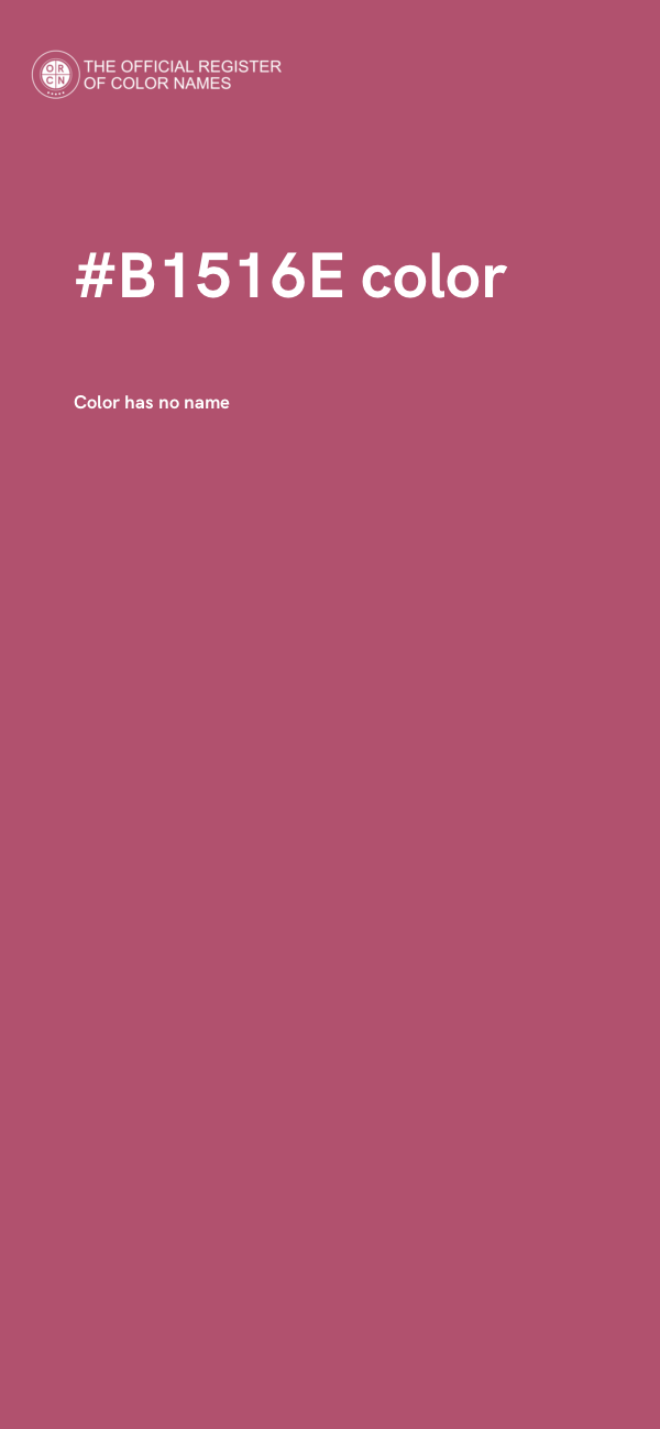 #B1516E color image