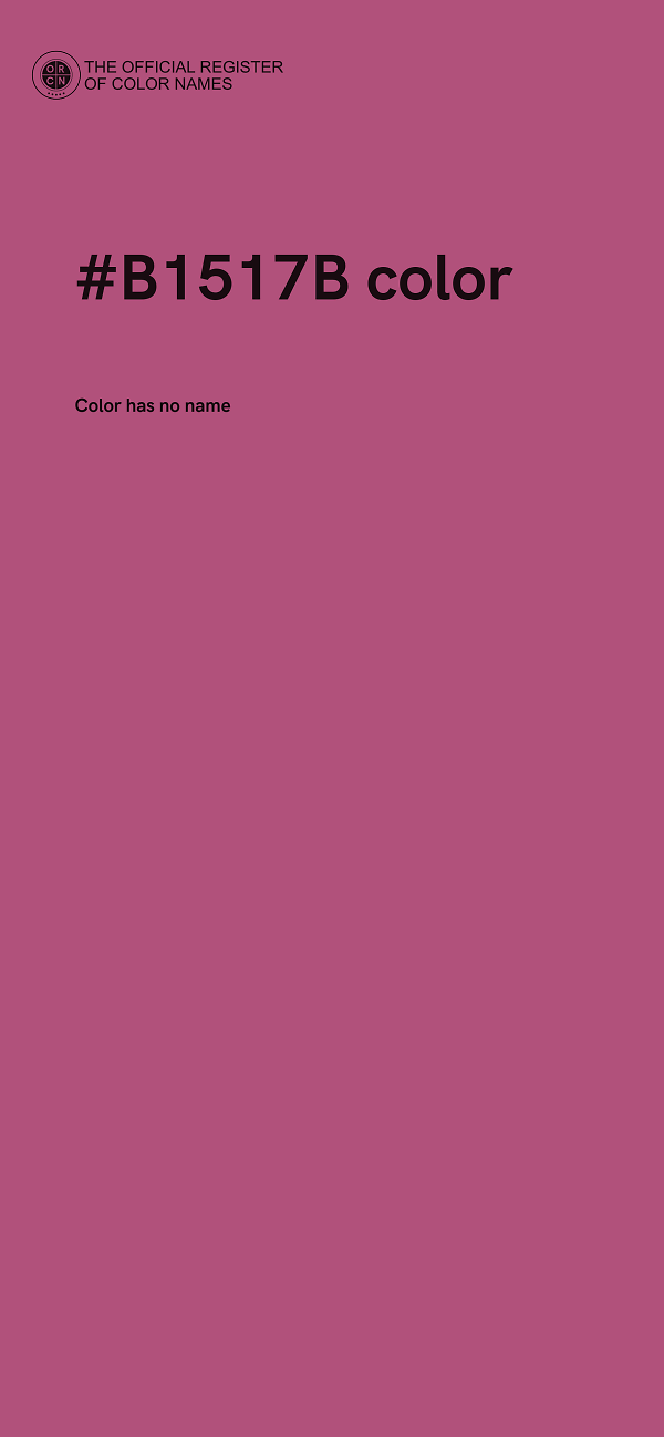 #B1517B color image