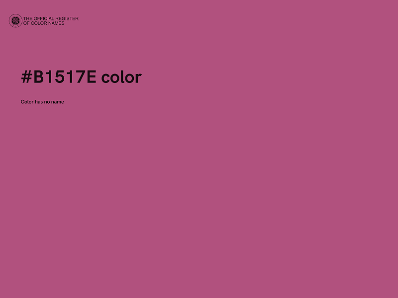 #B1517E color image