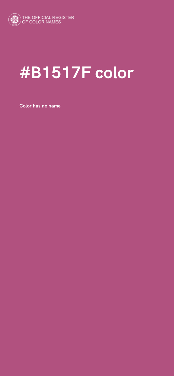 #B1517F color image