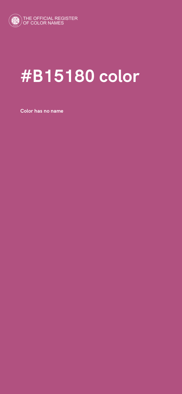 #B15180 color image