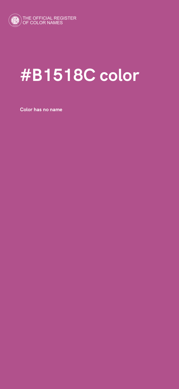 #B1518C color image