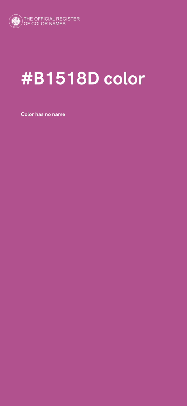 #B1518D color image