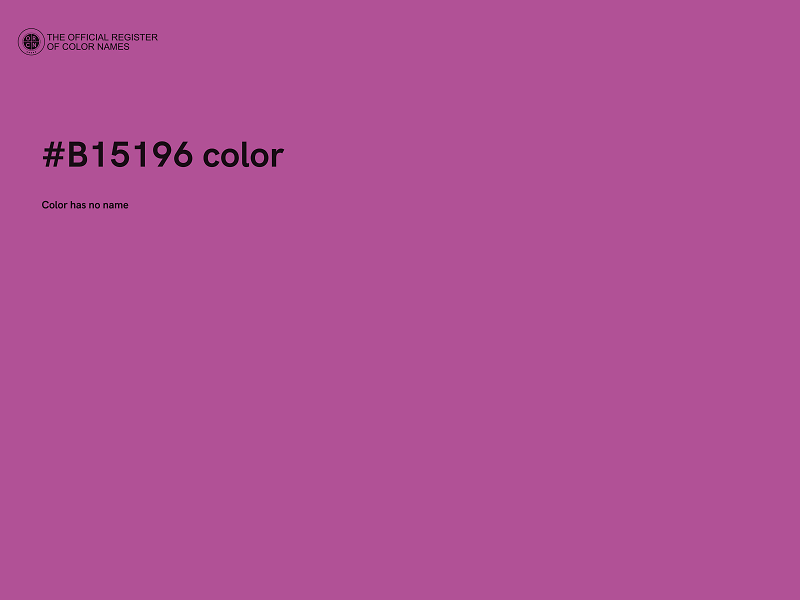 #B15196 color image