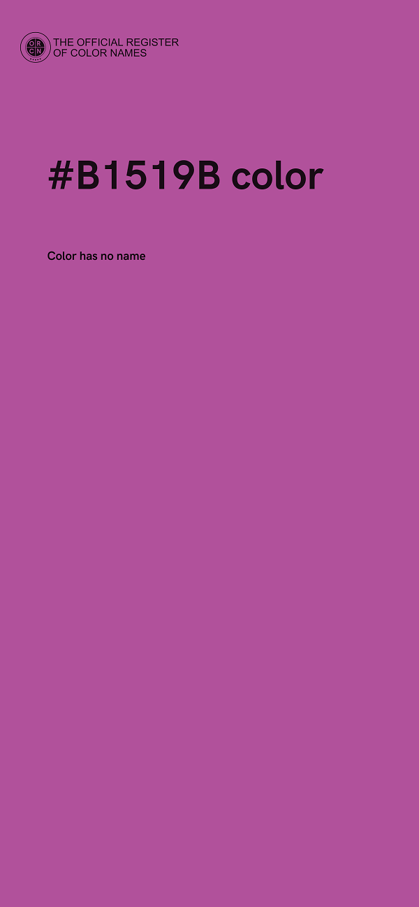 #B1519B color image
