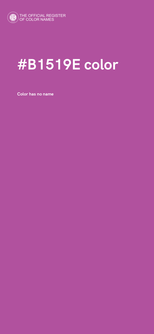 #B1519E color image