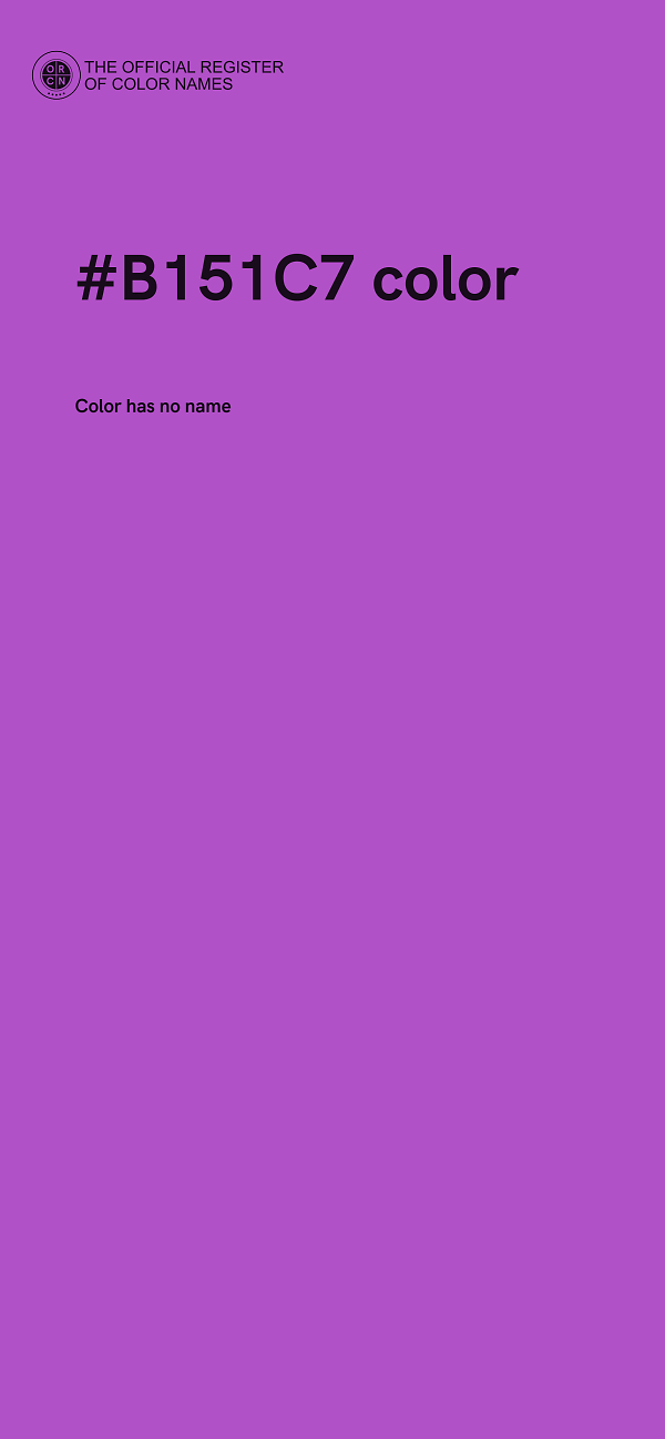#B151C7 color image