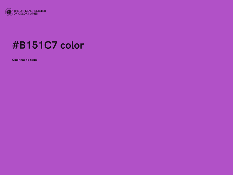 #B151C7 color image