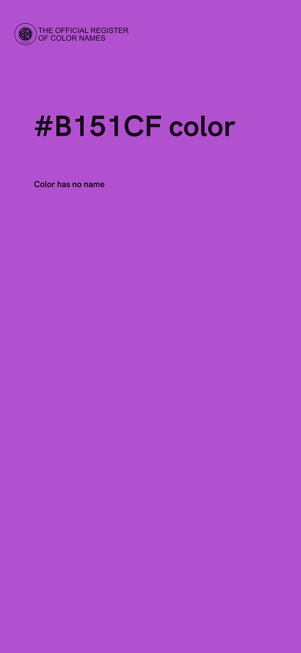 #B151CF color image