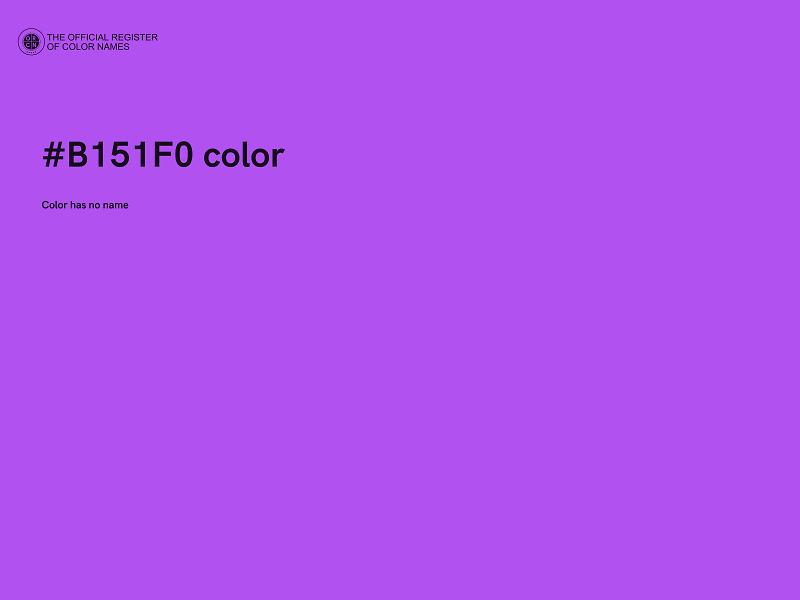 #B151F0 color image