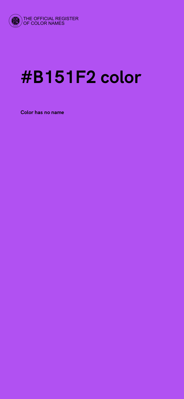 #B151F2 color image