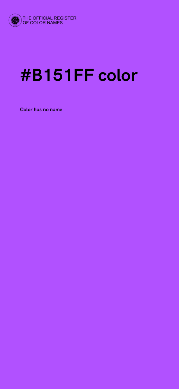 #B151FF color image
