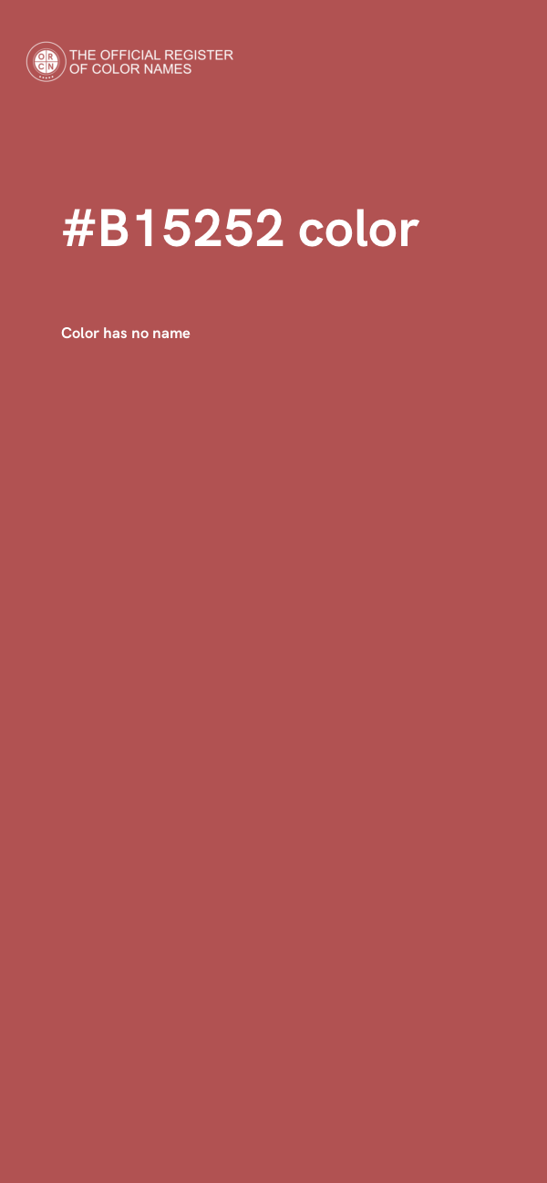 #B15252 color image