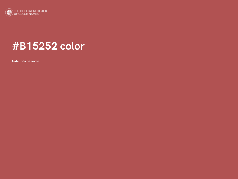 #B15252 color image