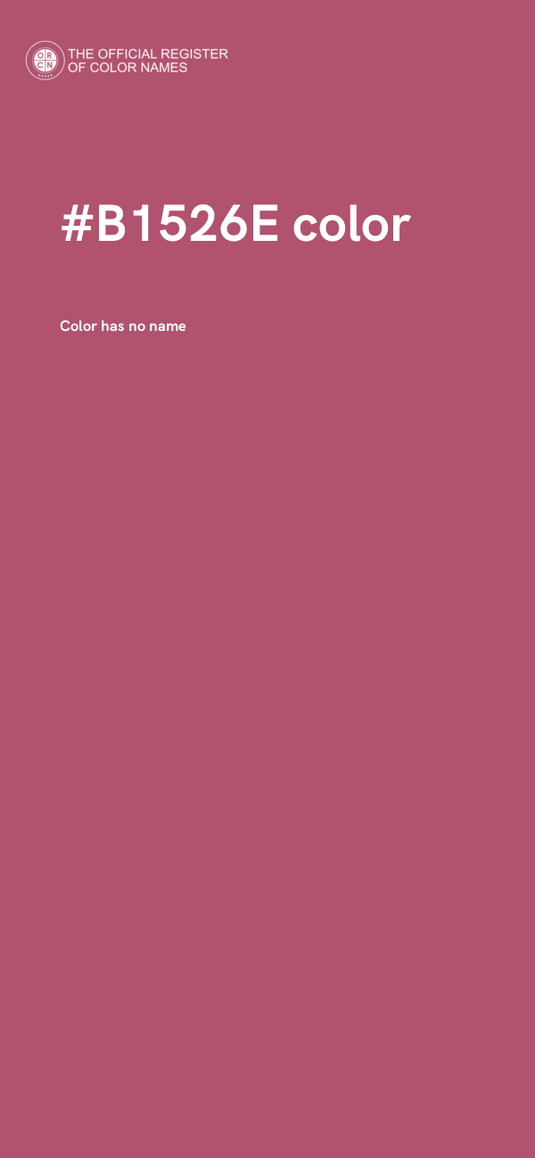 #B1526E color image