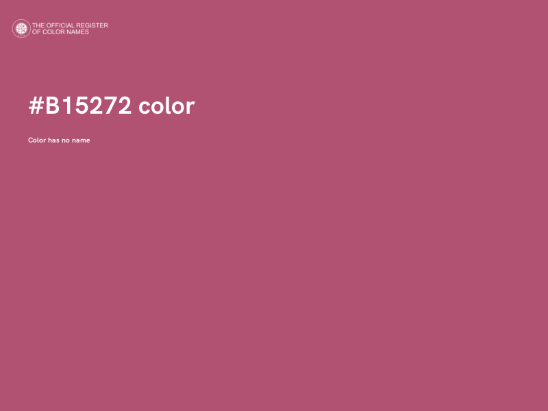#B15272 color image