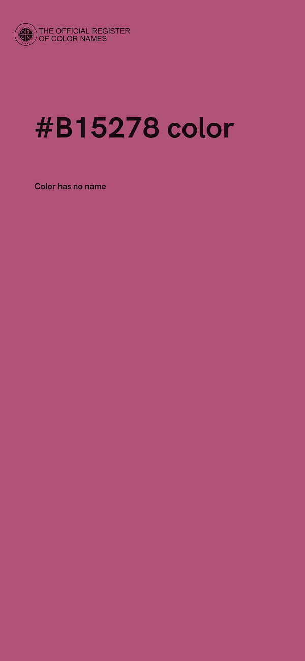 #B15278 color image
