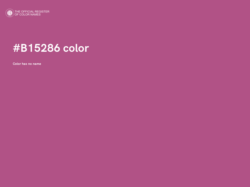 #B15286 color image