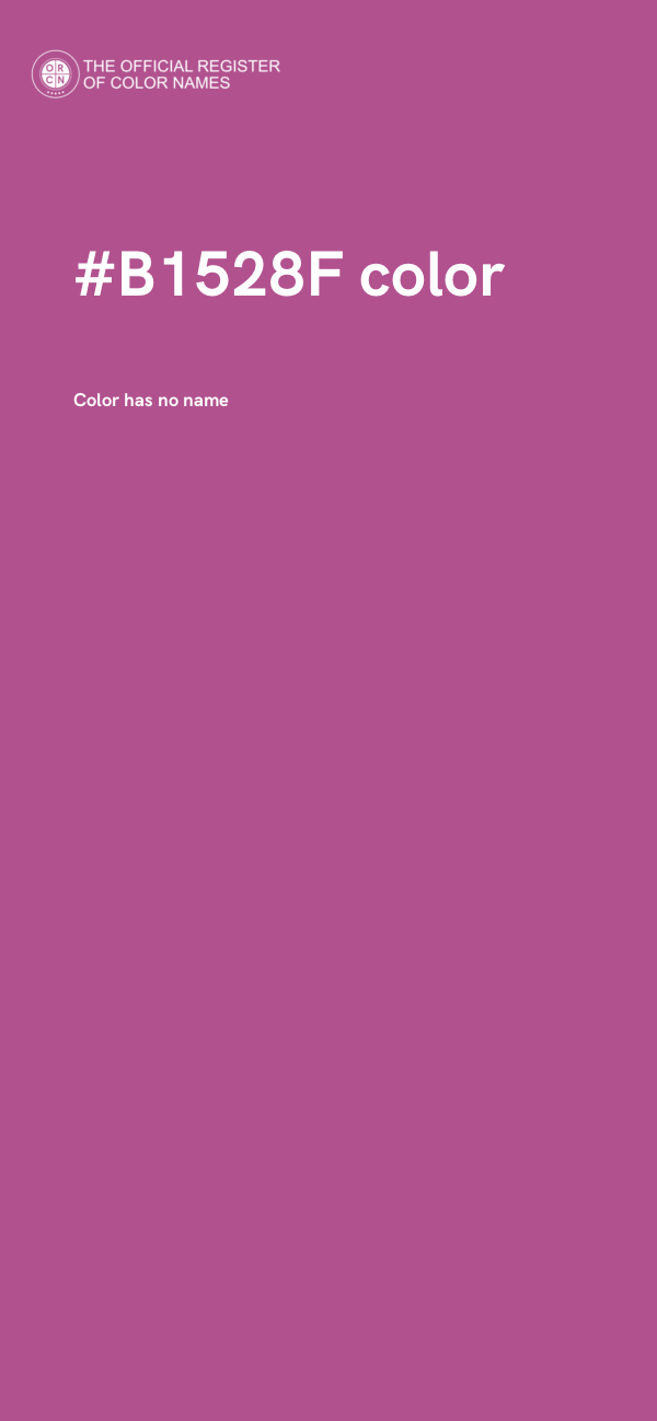 #B1528F color image