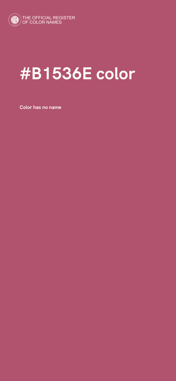 #B1536E color image