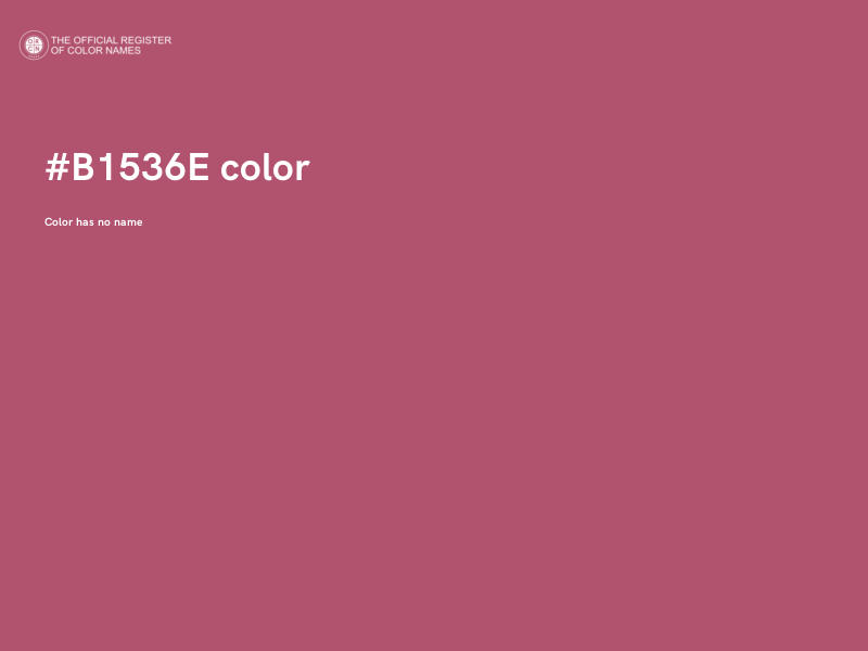 #B1536E color image