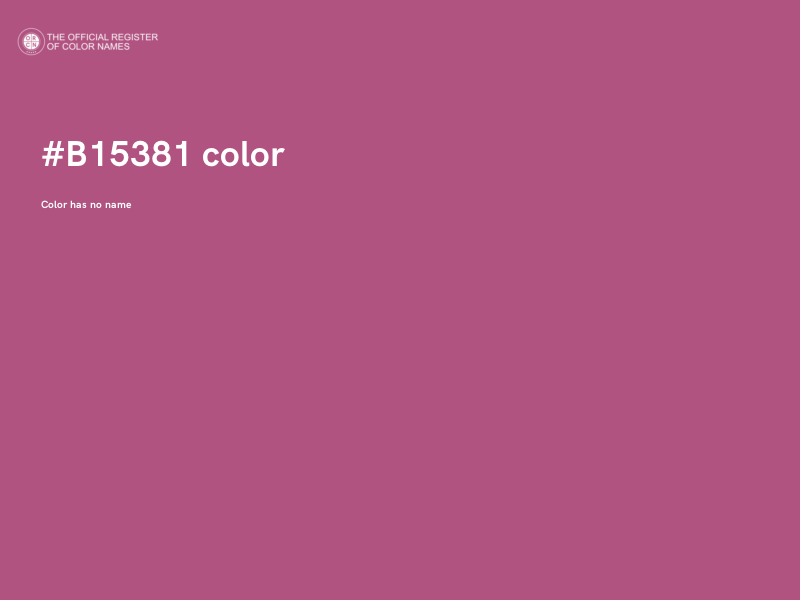 #B15381 color image