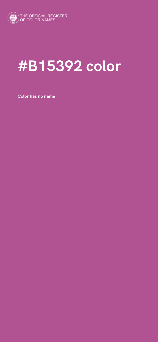 #B15392 color image