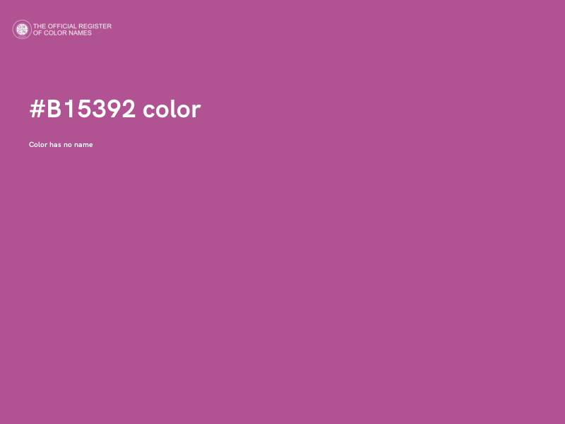 #B15392 color image