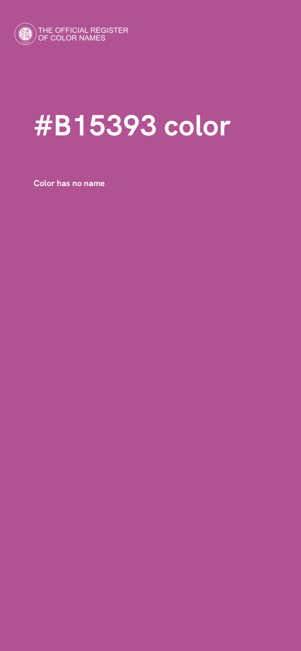 #B15393 color image