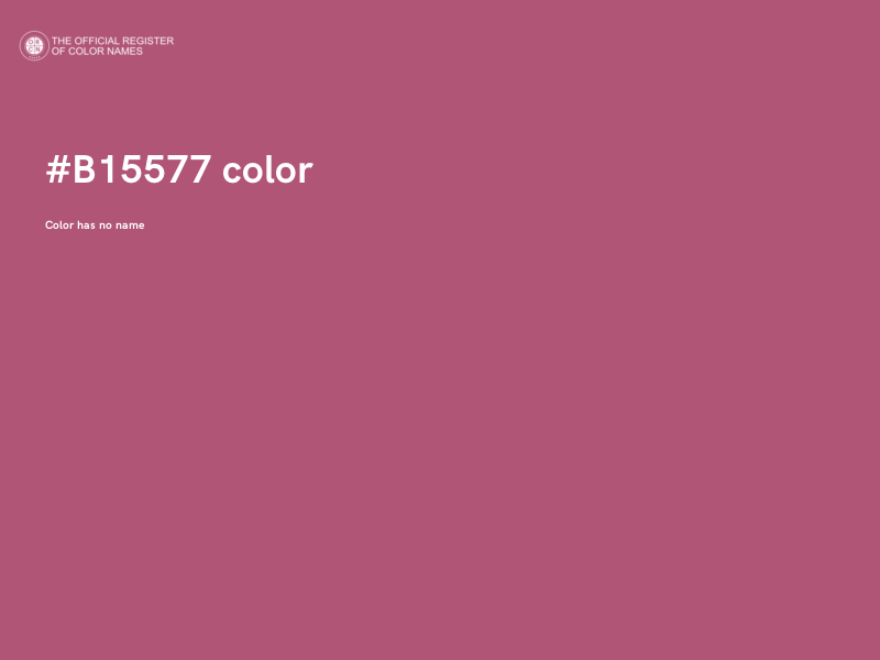 #B15577 color image