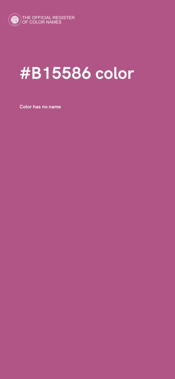 #B15586 color image
