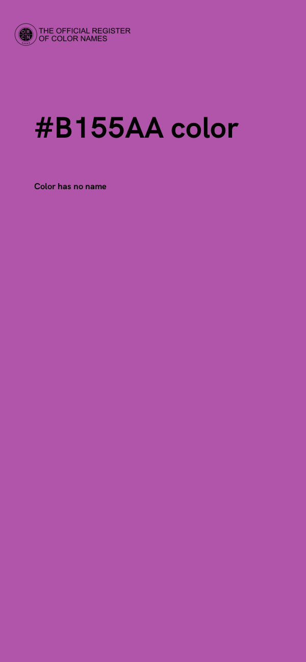 #B155AA color image