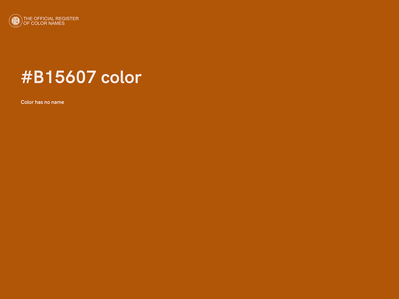 #B15607 color image