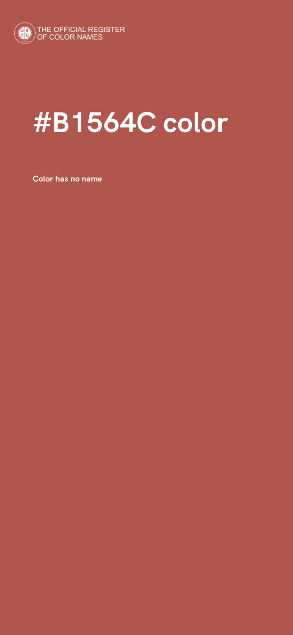 #B1564C color image