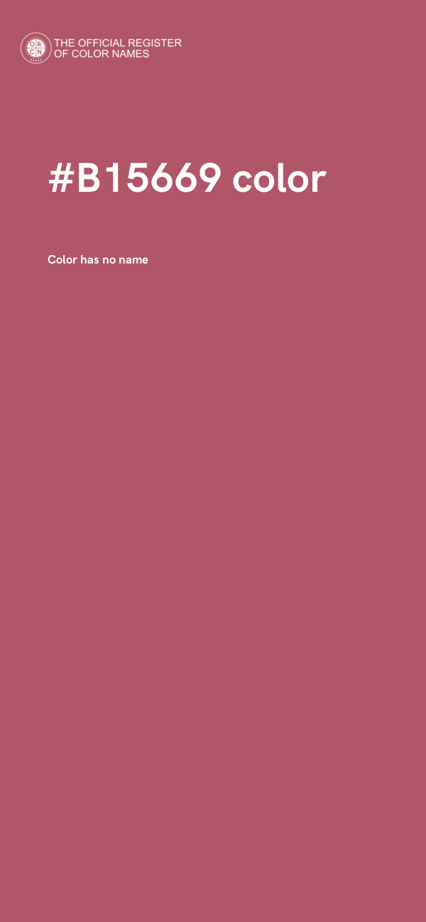 #B15669 color image