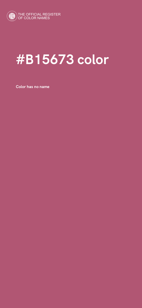 #B15673 color image