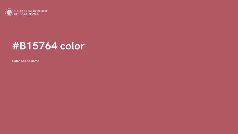 #B15764 color image