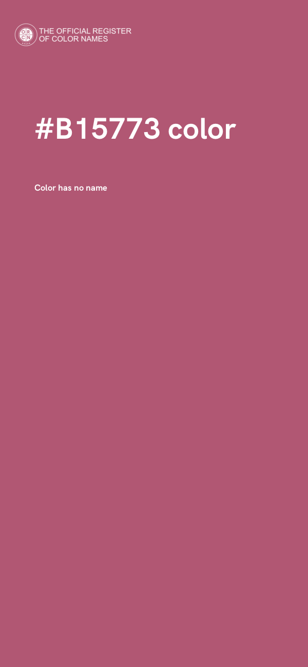 #B15773 color image