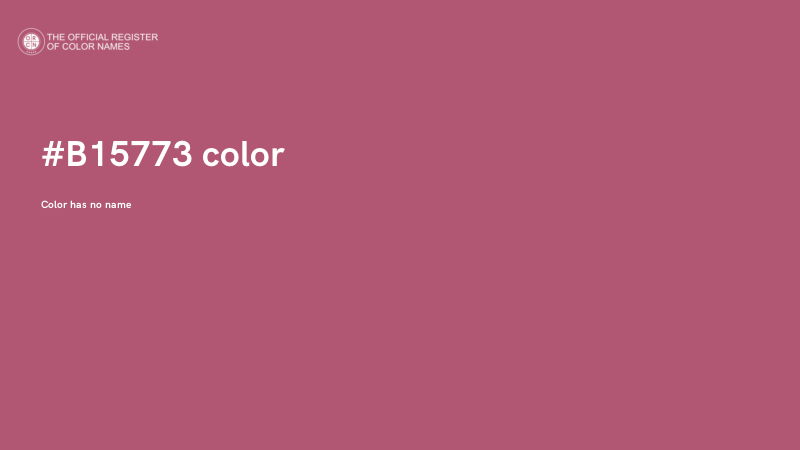#B15773 color image