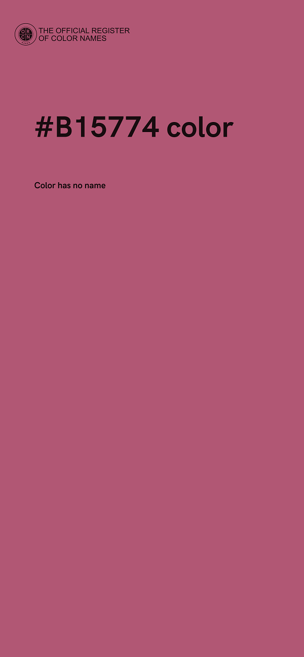 #B15774 color image